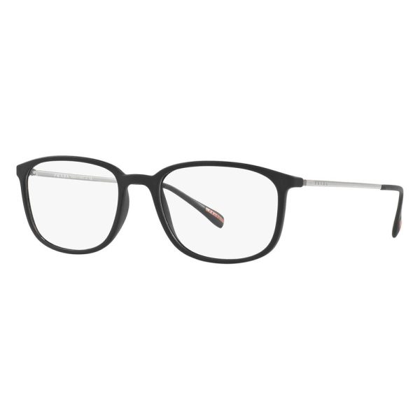 PRADA VPS 03H DGO-101 Unisex Optical Frame Matte Black - Image 2