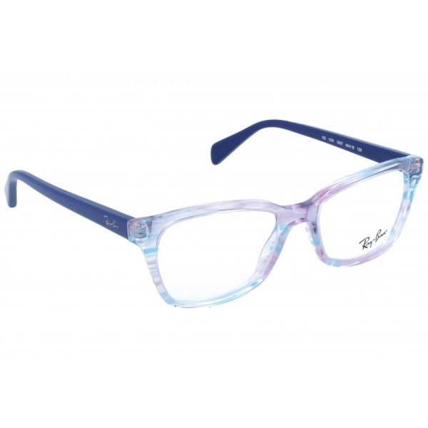 Ray-Ban RB1591 3807 Kid Optical Frame Polished Violet Striped Multicolor - Image 2