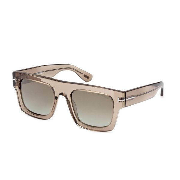 TOM FORD TF711 47Q Men Sunglasses Transparent grey pear - Image 2