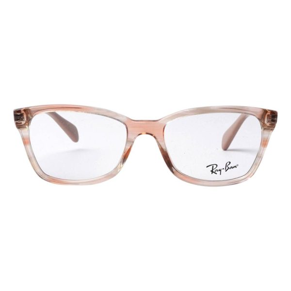 Ray-Ban RB1591 3809 Kid Optical Frame Polished Brown Striped Multicolor - Image 2