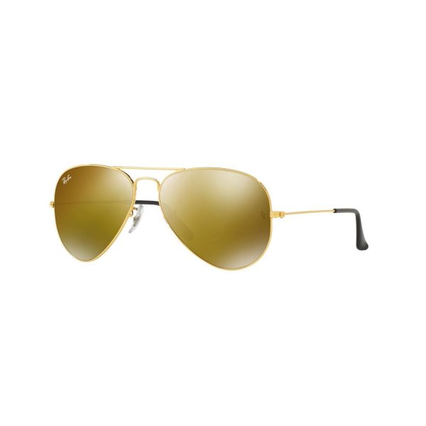 Ray-Ban RB 3025 W3276 Aviator Unisex Sunglasses GOLD - Image 2