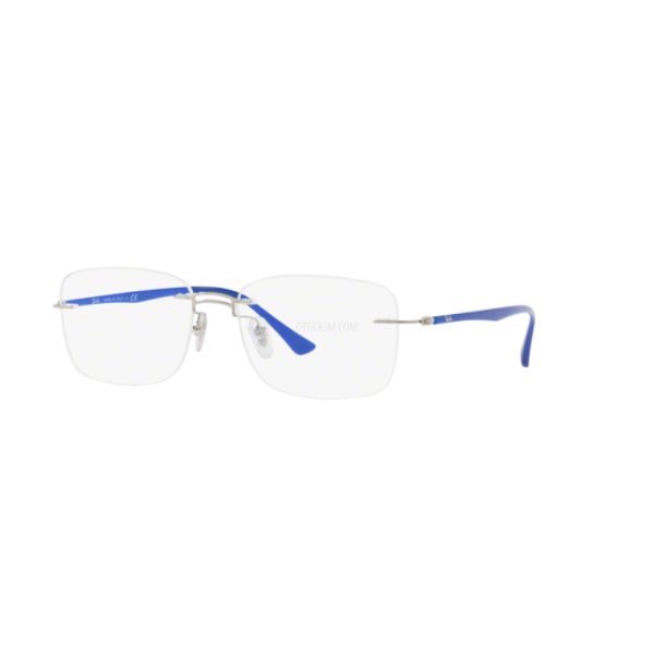 Ray-Ban RB 8750 1193 Unisex Optical Frame Argento - Image 2