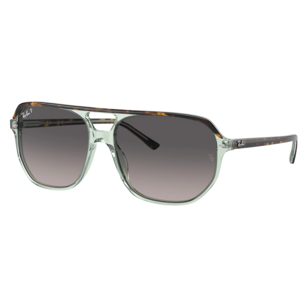 RAYBAN RB 2205 1376/M3 Unisex Sunglasses Havana On Transparent Green - Image 2