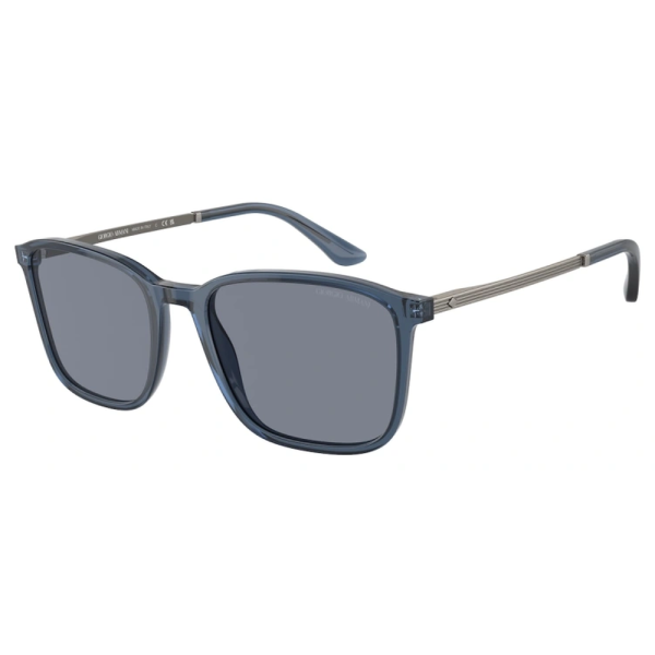 GIORGIO ARMANI AR 8197 6035/19 Men Sunglasses Transparent Blue - Image 2