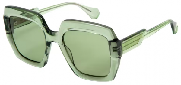 GIGISTUDIOS 6662/7 GIA S Women Sunglasses GREEN, TRANSPARENT - Image 2