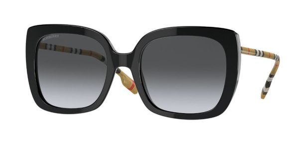 BURBERRY B 4323 3853/T3 Women Sunglasses BLACK - Image 2