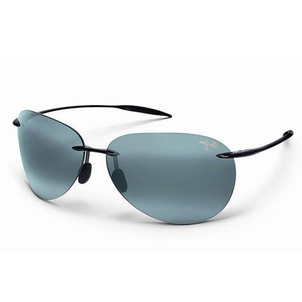 MAUI JIM MJ 421-02 Men Sunglasses Gloss Black - Image 2