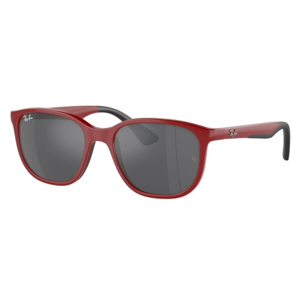 RAYBAN RJ 9078S 7150/6G Kids Sunglasses Red On Black - Image 2