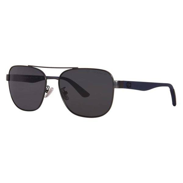 COACH HC 7122 938187 Men Sunglasses Matte Gunmetal - Image 2