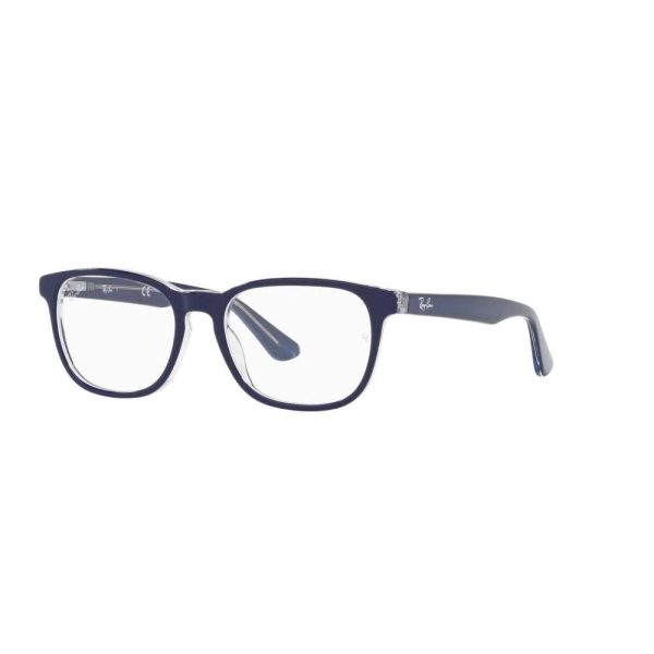 Ray-Ban RB 1592 3853 Kid Optical Frame Polished Blue On Transparent - Image 2