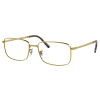 RAYBAN RB 3717V 3086 UNISEX Optical Gold - Image 2
