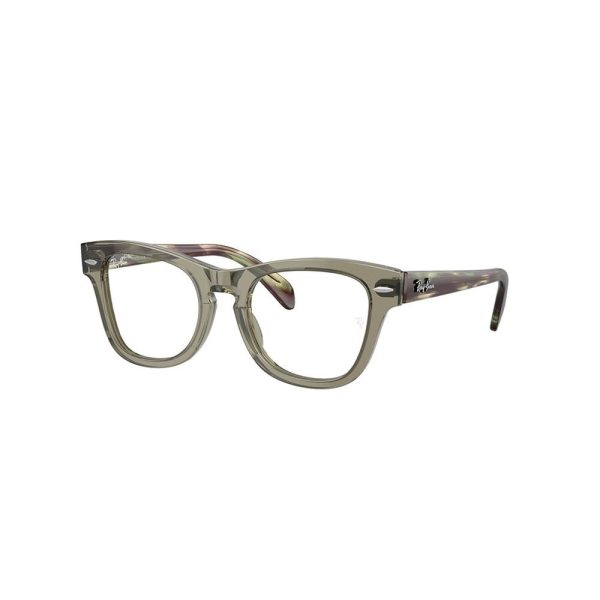Ray-Ban RB9707V 3925 Kid Optical Frame Polished Transparent Green - Image 2