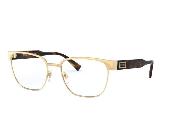 VERSACE VE 1264 1460 Men Optical Frame Gold and dark havana - Image 2