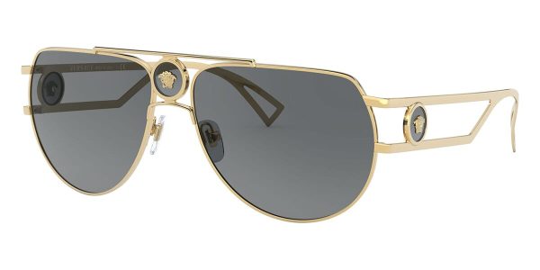 VERSACE VE 2225 1002/87 3N Unisex Sunglasses GOLD - Image 2
