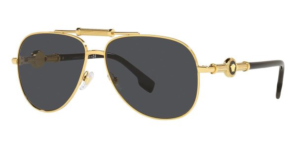 VERSACE VE 2236 1002/87 Men Sunglasses GOLD - Image 2