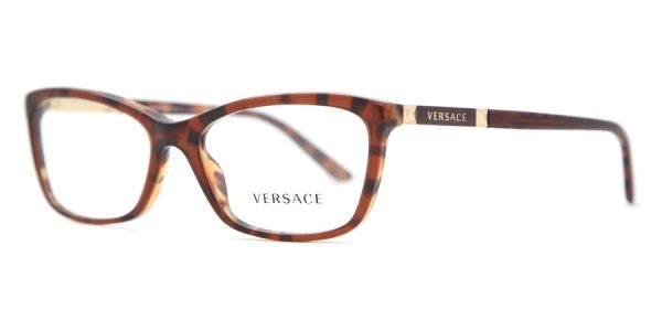 VERSACE VE 3186 5077 Women Optical Frame Amber Havana - Image 2