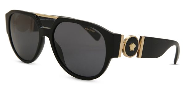 VERSACE VE 4371 GB1/81 Men Sunglasses BLACK - Image 2