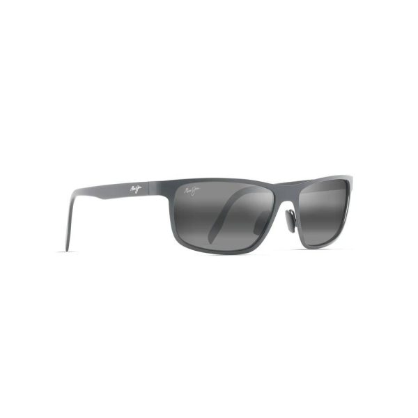 MAUI JIM MJ606-02 Men Sunglasses Satin Black - Image 2