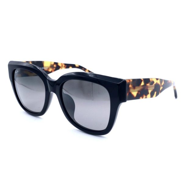 MAUI JIM MJ 801-02B Women Sunglasses Black Tortoise - Image 2