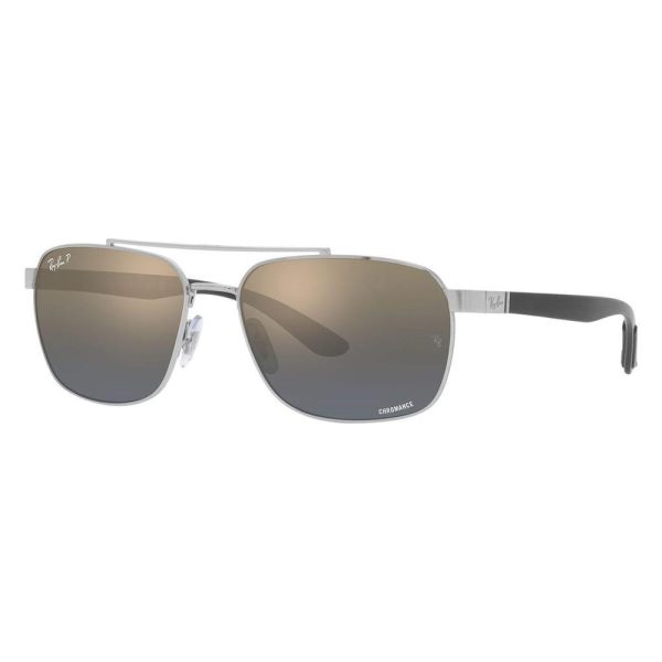 Ray-Ban RB 3701 003/J0 Men Sunglasses Silver - Image 2