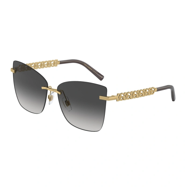 DOLCE&GABBANA DG2289 02/8G Women Sunglasses GOLD - Image 2