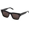AKONI AKX-100D-54 Unisex Sunglasses Scraped Matte Black - Image 2
