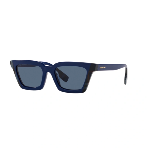 BURBERRY B 4392-U 4057/80 Women Sunglasses Blue/Navy Check - Image 2