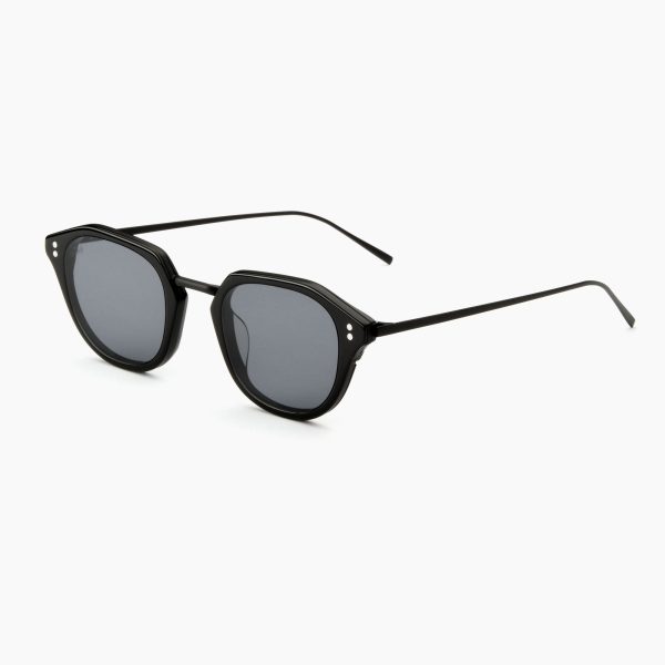 AKILA THEORY - AKILA Black Round Unisex Sunglasses BLACK - Image 2