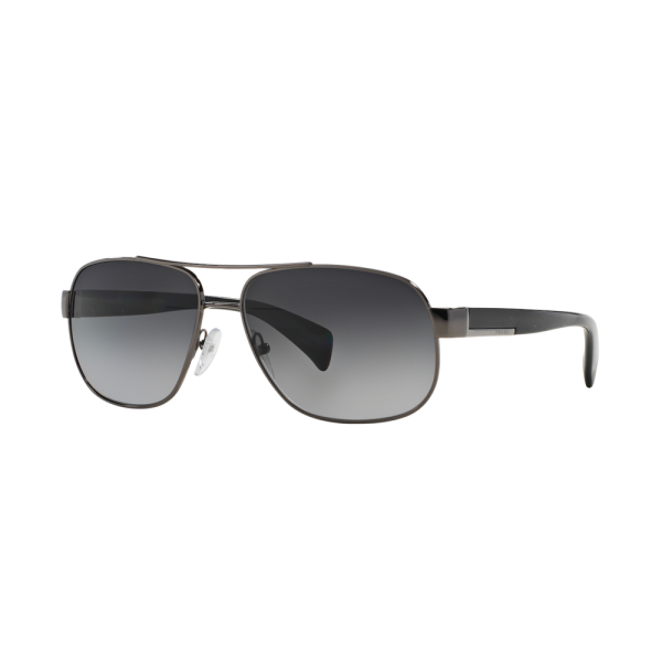 PRADA SPR 52P 5AV-5W1 Unisex Sunglasses Gunmetal / Black - Image 2