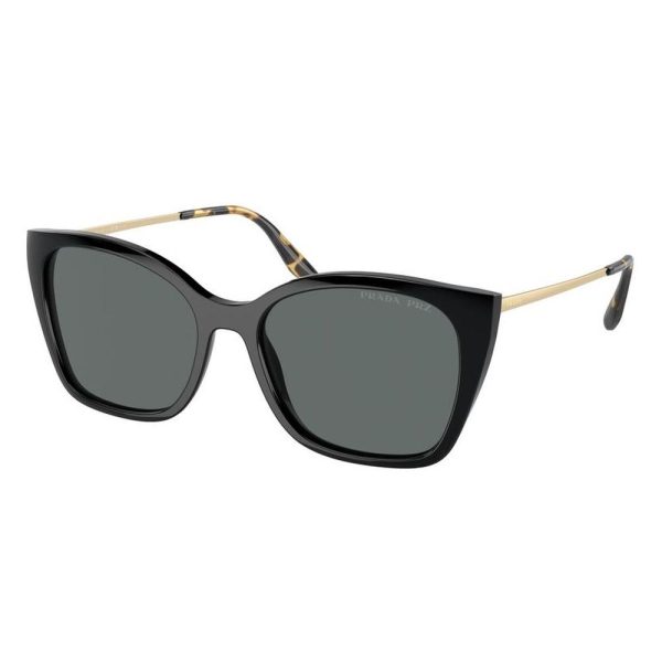 PRADA SPR 12X 1AB-5Z1 Women Sunglasses BLACK - Image 2