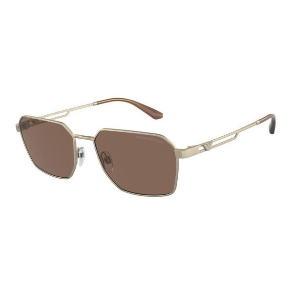 EMPORIO ARMANI EA 2140 3002/73 Men Sunglasses GOLD - Image 2
