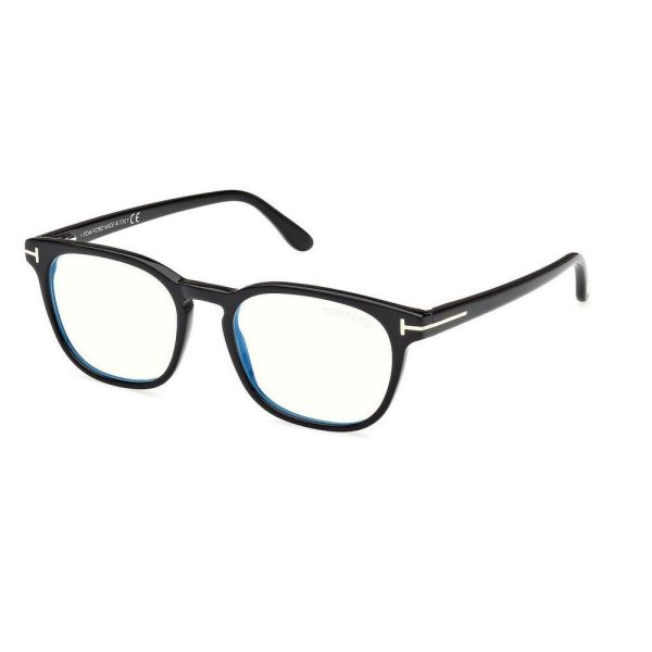 TOM FORD FT 5868-B 001 Men Optical Frame Shiny Black - Image 2
