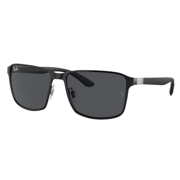 Ray-Ban RB 3721 186/87 Unisex Sunglasses BLACK - Image 2