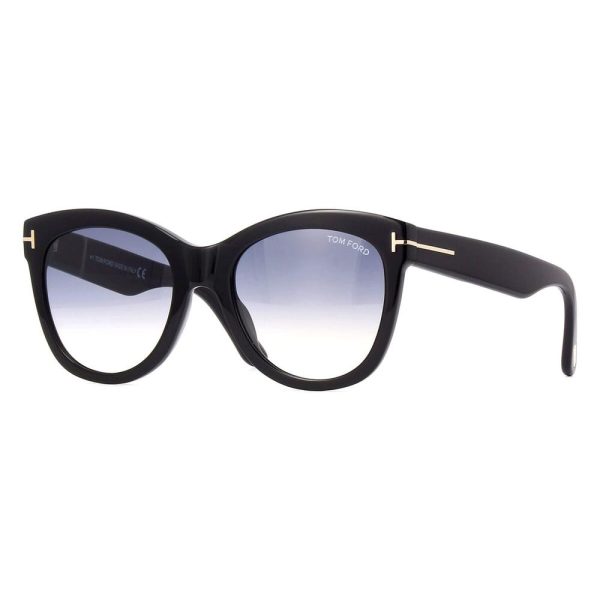 TOM FORD TF870 01B Women Sunglasses Shiny black - Image 2