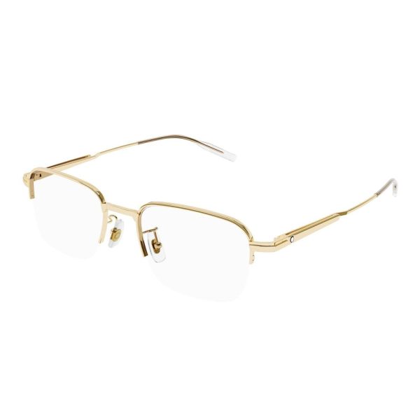 MONT BLANC MB0220OA 005 Men Optical Frame GOLD - Image 2