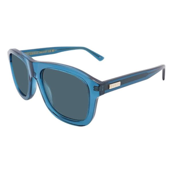 GUCCI GG1316S 005 Men Sunglass BLUE - Image 2