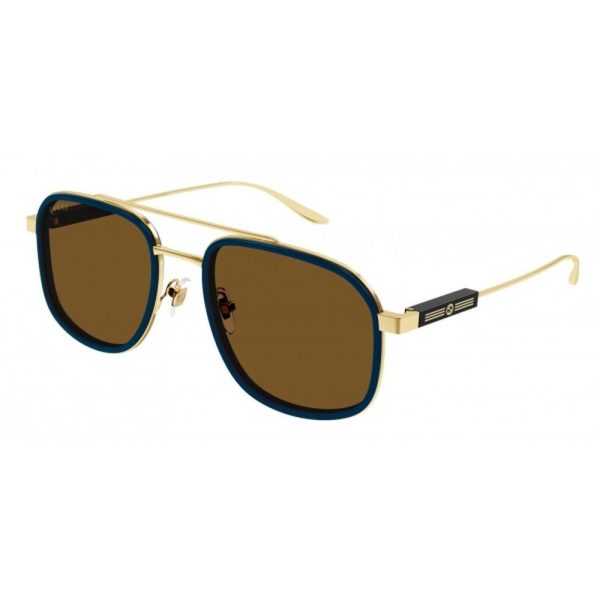 GUCCI GG1310S 003 Men Sunglass GOLD - Image 2