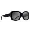 MAUI JIM MJ 863-02 Women Sunglasses BLACK - Image 2