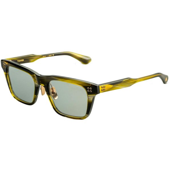 DITA DTS713-A-03 Unisex Sunglasses Yellow Cyber Smoke - Image 2