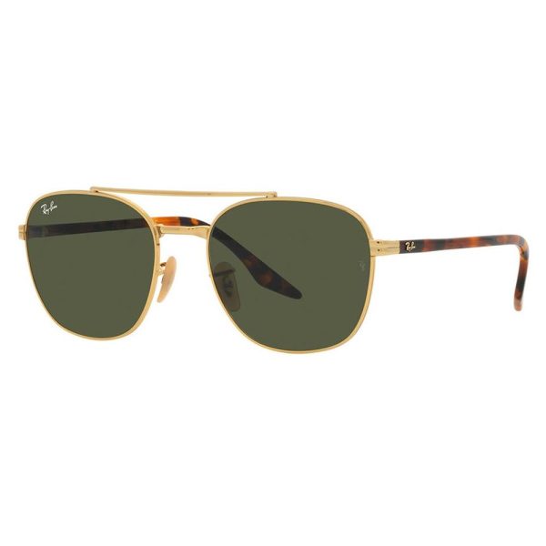 RAYBAN RB 3688 001/31 Unisex Sunglasses Gold - Image 2