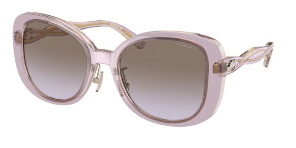 COACH HC8333 56794Q Women Sunglasses TRANSPARENT LILAC - Image 2