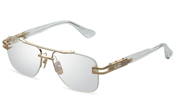 DITA GRAND EVO DTX146-A-02 Unisex Optical Frame White Gold - White - Image 2