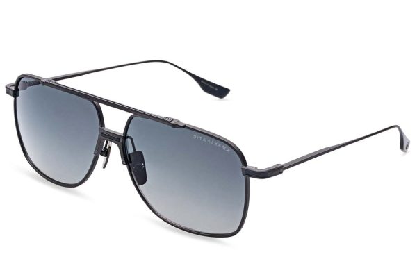 DITA DTS100-A-04 Men Sunglasses Black Iron Matte Black - Image 2