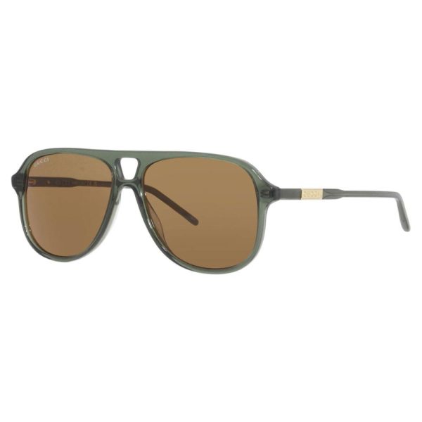 GUCCI GG1156S 002 Men Sunglass GREEN - Image 2
