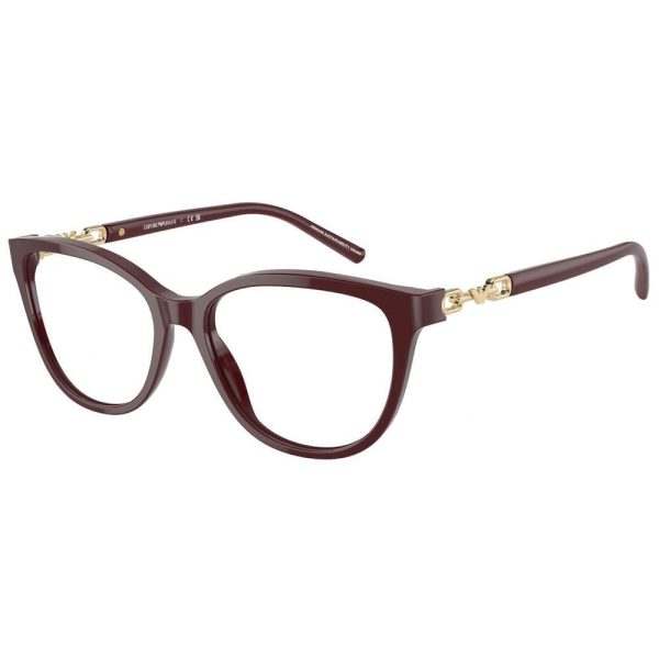 EMPORIO ARMANI EA 3190 5576 Women Optical Shiny Bordeaux - Image 2