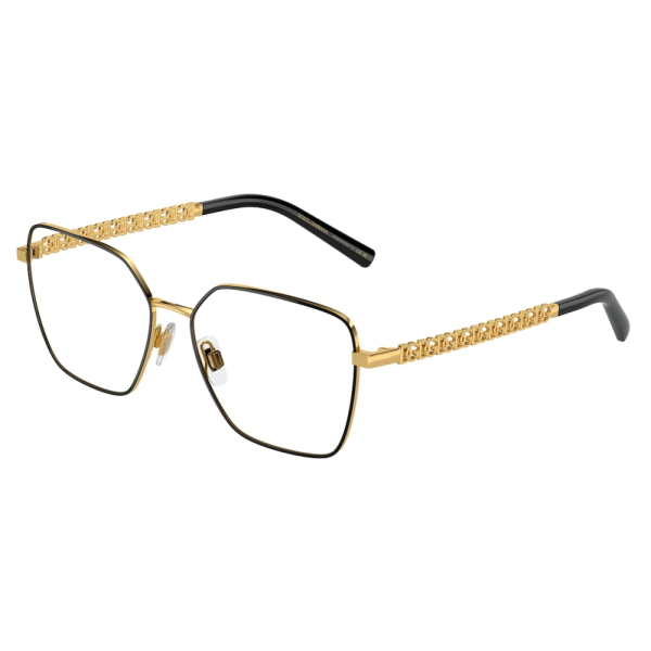 DOLCE&GABBANA DG 1351 1334 Women Optical Frame Gold/Black - Image 2