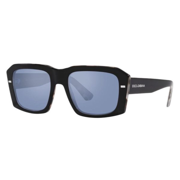 DOLCE&GABBANA DG 4430 3403/1U Men Sunglass Black On Grey Havana - Image 2