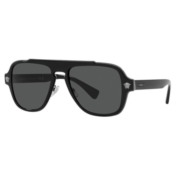 VERSACE VE 2199 1001/87 Men Sunglass Black - Image 2