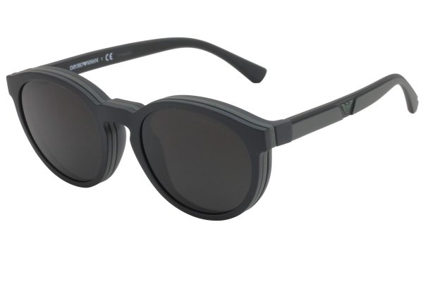 EMPORIO ARMANI EA 4152 5042/1W Men Sunglasses Satin Black - Image 2