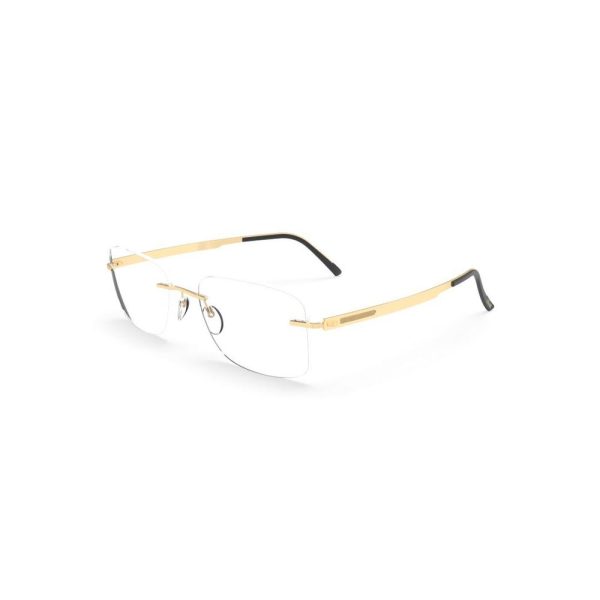 SILHOUETTE 5554 KA 7520 Unisex Optical Frame GOLD - Image 2